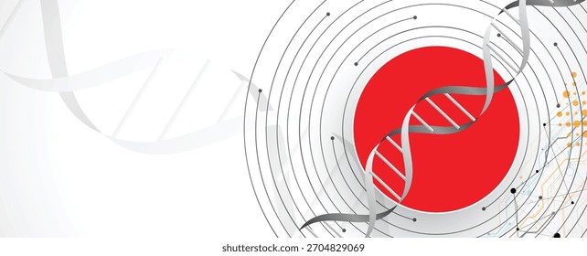 Modern dna design, neural pathways, molecular strands
