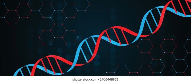 Modern dna design, neural pathways, molecular strands