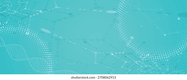 Modern dna design, neural pathways, molecular strands
