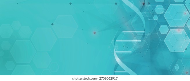 Modern dna design, neural pathways, molecular strands
