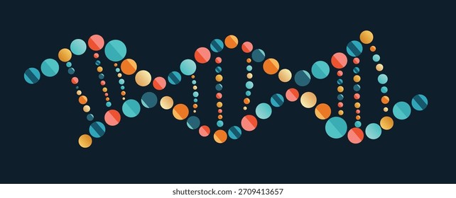 Modern dna design, neural pathways, molecular strands