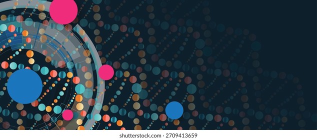Modern dna design, neural pathways, molecular strands