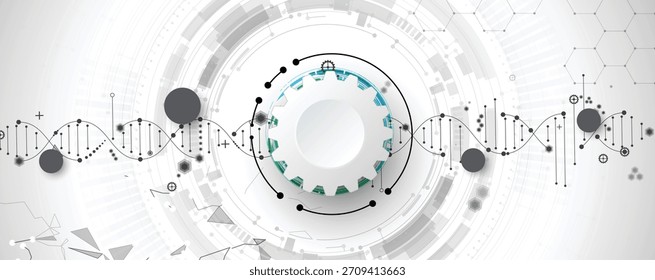 Modern dna design, neural pathways, molecular strands