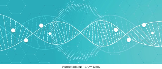 Modern dna design, neural pathways, molecular strands