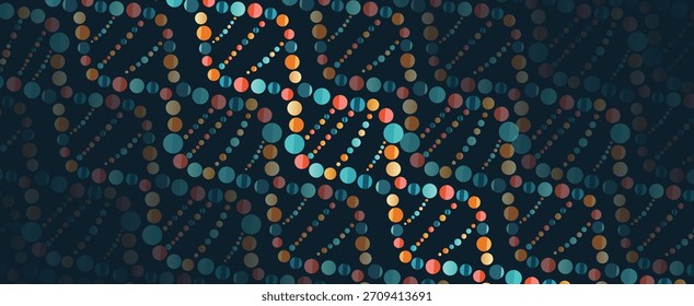 Modern dna design, neural pathways, molecular strands