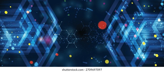 Modern dna design, neural pathways, molecular strands