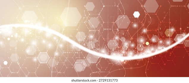 Modern dna design, neural pathways, molecular strands