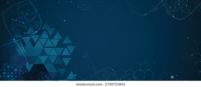 Modern dna design, neural pathways, molecular strands