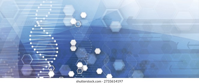 Modern dna design, neural pathways, molecular strands