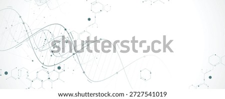 Modern dna design, neural pathways, molecular strands