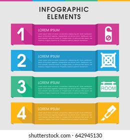 Modern do infographic template. infographic design with do icons includes do not disturb, no dry cleaning. can be used for presentation, diagram, annual report, web design.