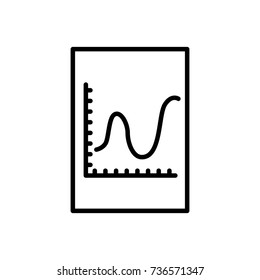 Modern document line icon. Premium pictogram isolated on a white background. Vector illustration. Stroke high quality symbol. Document icon in modern line style.