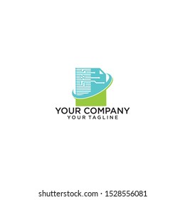 MODERN DOCUMENT TECHNOLOGY LOGO VECTOR