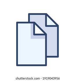 Modern documents files icon emblem