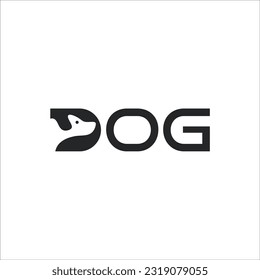 Modern dog logo design vector. dog logo design concept