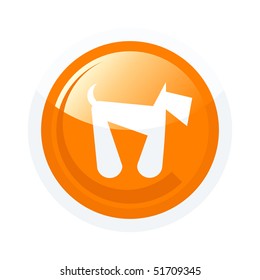 modern dog sign