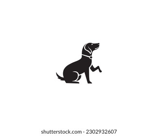 Modern Dog Training Logo Icon Design Concept Vector Illustration Template.