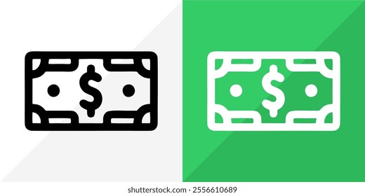 Modern Dollar Cash Icon – Versatile Vector Design