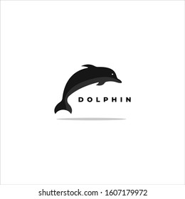 modern dolphin icon logo design