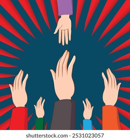 ilustração de design de cartaz de doação moderna