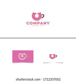 Modern Donut Logo Design Template