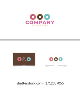 Modern Donut Logo Design Template