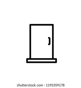 Modern door icon