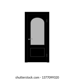 Modern Door vector icon. Simple isolated sign.