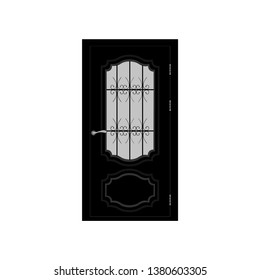 Modern Door vector icon. Simple isolated sign.