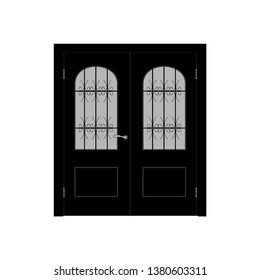 Modern Door vector icon. Simple isolated sign.