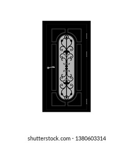 Modern Door vector icon. Simple isolated sign.
