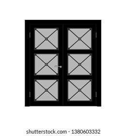 Modern Door vector icon. Simple isolated sign.