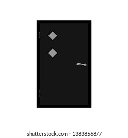 Modern Door vector icon. Simple isolated sign.