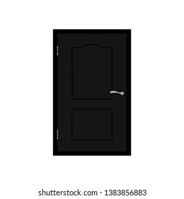 Modern Door vector icon. Simple isolated sign.