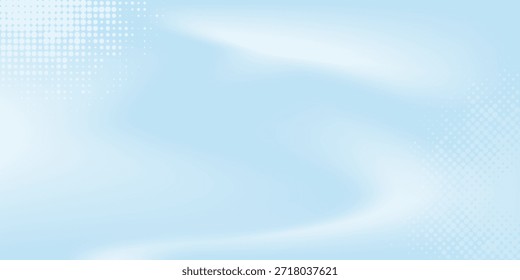 Fundo de gradiente azul ponto moderno, fundo abstrato estético ilustração vetorial abstrata moderna
