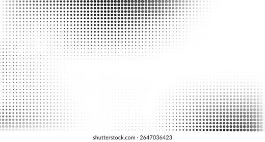 Modern dot foil silver mesh background with metal mirror texture. Chrome gradient surface art simple modern