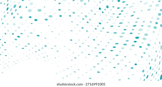 Moderno Ponto Gradiente Azul Cor Meio-Tom Fundo Pontos Cambaleados Padrão Design Abstrato Moderno