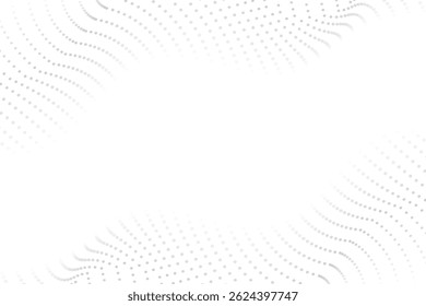 Modern Dot Wave Background. Technology Wallpaper. Vector Illustration. Abstract Business Banner. Futuristic