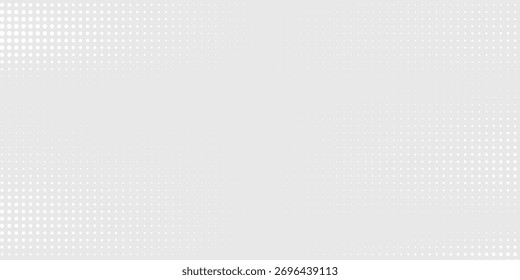 Modern dot white gray wave light technology texture background. Abstract big data digital concept art modern