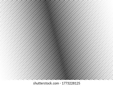 Modern Dots Background. Halftone Grunge Overlay. Vintage Gradient Backdrop. Pop-art Distressed Texture. Vector illustration