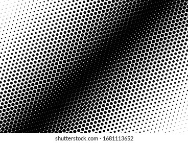 Modern Dots Background. Monochrome Texture. Grunge Backdrop. Pop-art Pattern. Vector illustration