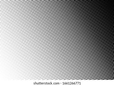 Moderner Dots-Hintergrund. Die Punkte falten den Hintergrund.Vintage Textur. Gradient Grunge Overlay. Vektorillustration