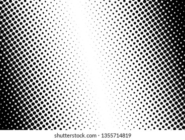 Modern Dots Background. Pop-art Abstract Pattern. Vintage Halftone Backdrop. Fade Monochrome Texture. Vector illustration