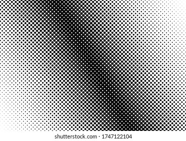Modern Dots Background. Pop-art Abstract Pattern. Monochrome Distressed Texture. Fade Halftone Overlay. Vector illustration