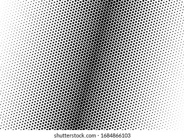Modern Dots Background. Pop-art Grunge Texture. Abstract Overlay. Monochrome Pattern. Vector illustration