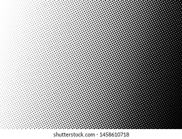 Modern Dots Background. Pop-art Monochrome Backdrop. Black and White Overlay. Points Texture. Vector illustration
