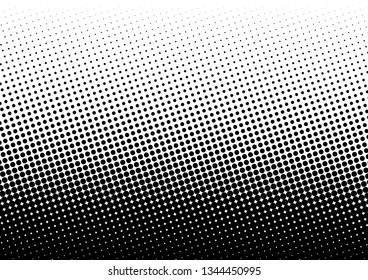 Modern Dots Background. Pop-art Pattern. Abstract Monochrome Overlay. Gradient Vintage Backdrop. Vector illustration