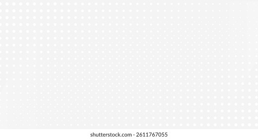 Modern dots hexagon white and gray background with dot white gray wave light technology abstract simple modern