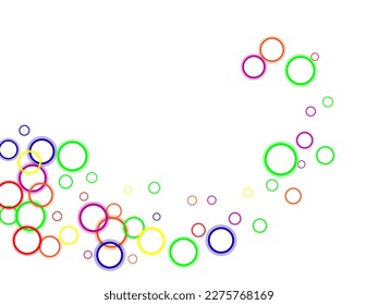 Modern dots illustration for background in design Square card and frame. Vector isolated confetti on white background template.