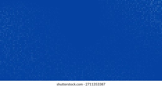 Moderne gepunktete Blue Tech Finance Fintech Hintergrund abstrakte Pixel-Muster. Abstrakte Wirtschaftstechnik Wissenschaft Vektorhintergrund Abstrakt Modern